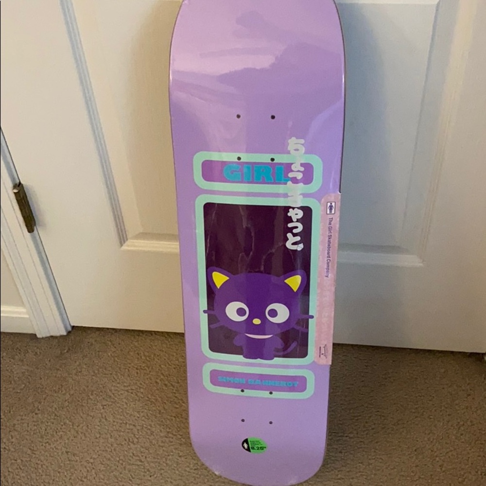 GIRL X Sanrio Chococat skateboard deck